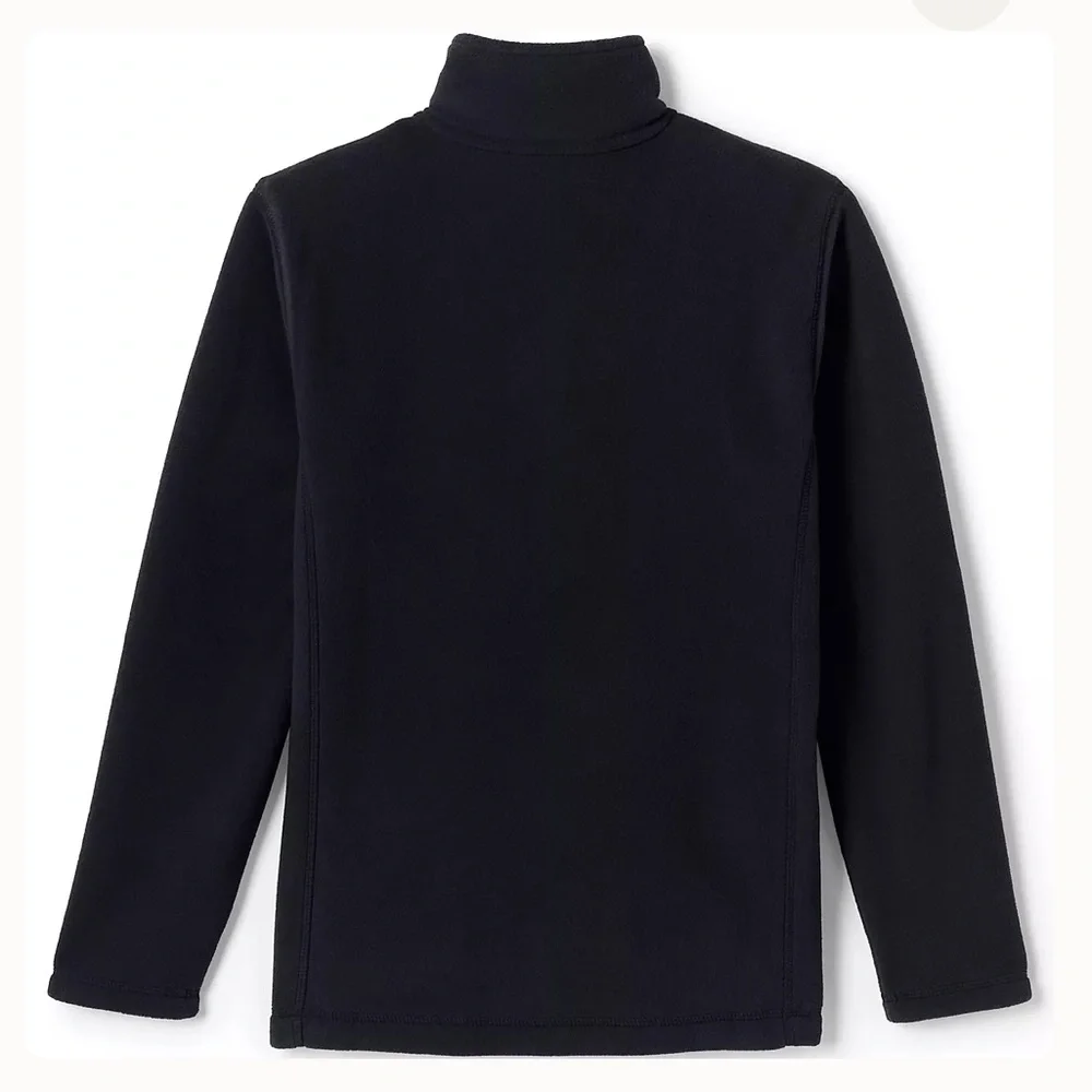 Lands' End Kids Full Zip Mid Weight Fleece Jacket Classic Warm Cozy‎ Winter
